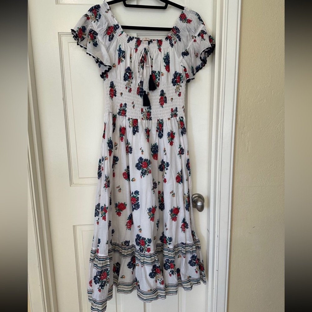 Tory burch smoked waist dress